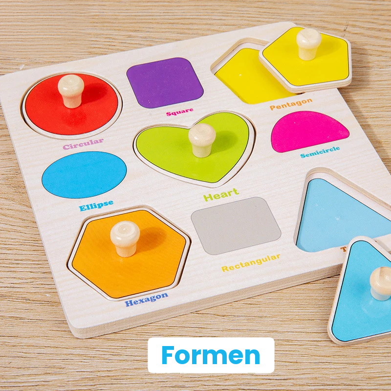 Formen-Holzpuzzle für Kinder