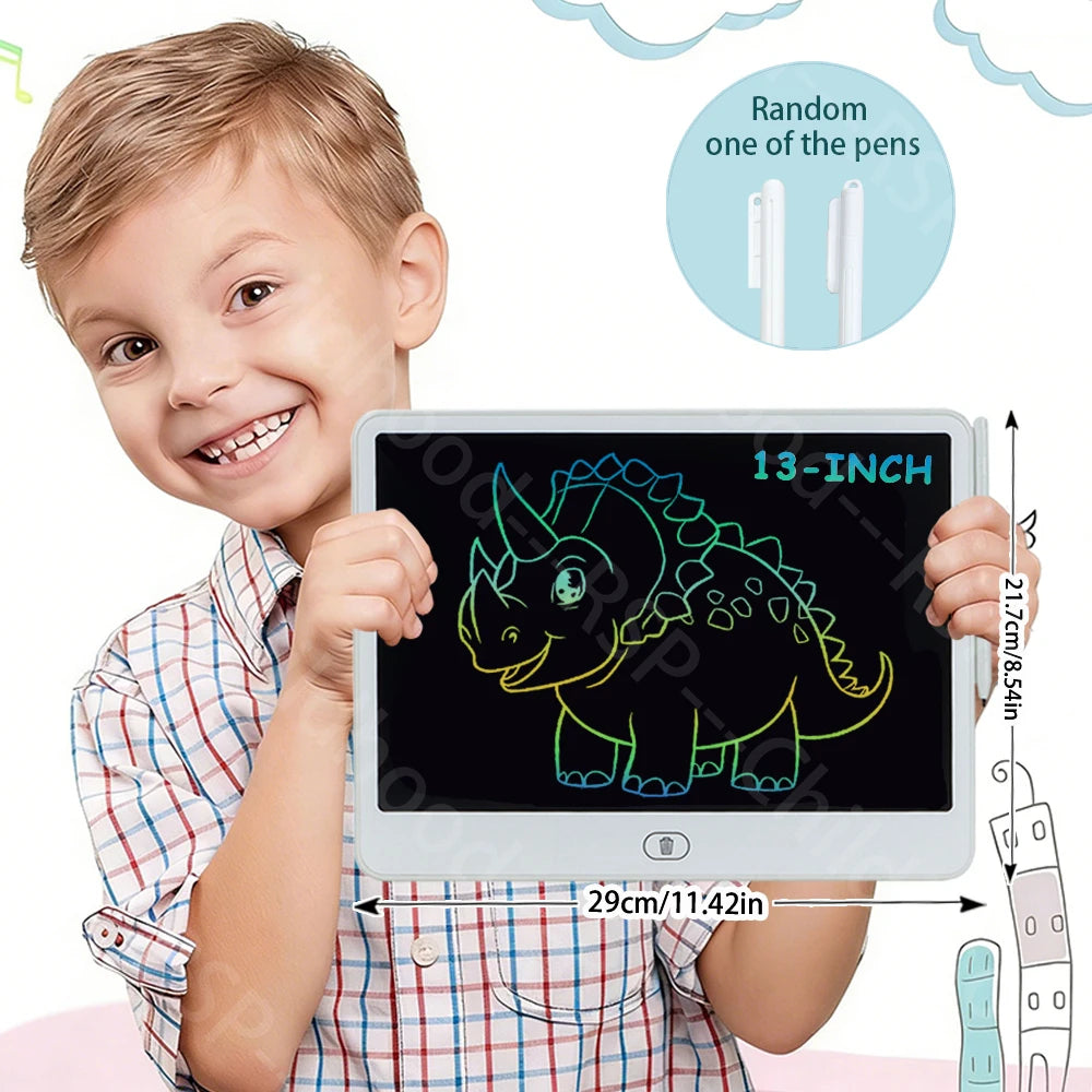 LCD Zeichen-Tablet für Kinder - Buntes Maltablet zum Zeichnen