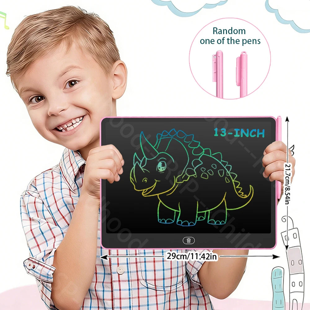 LCD Zeichen-Tablet für Kinder - Buntes Maltablet zum Zeichnen