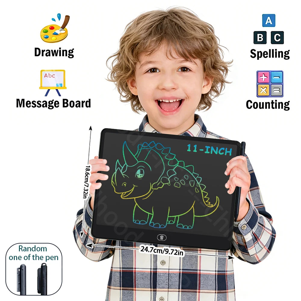 LCD Zeichen-Tablet für Kinder - Buntes Maltablet zum Zeichnen
