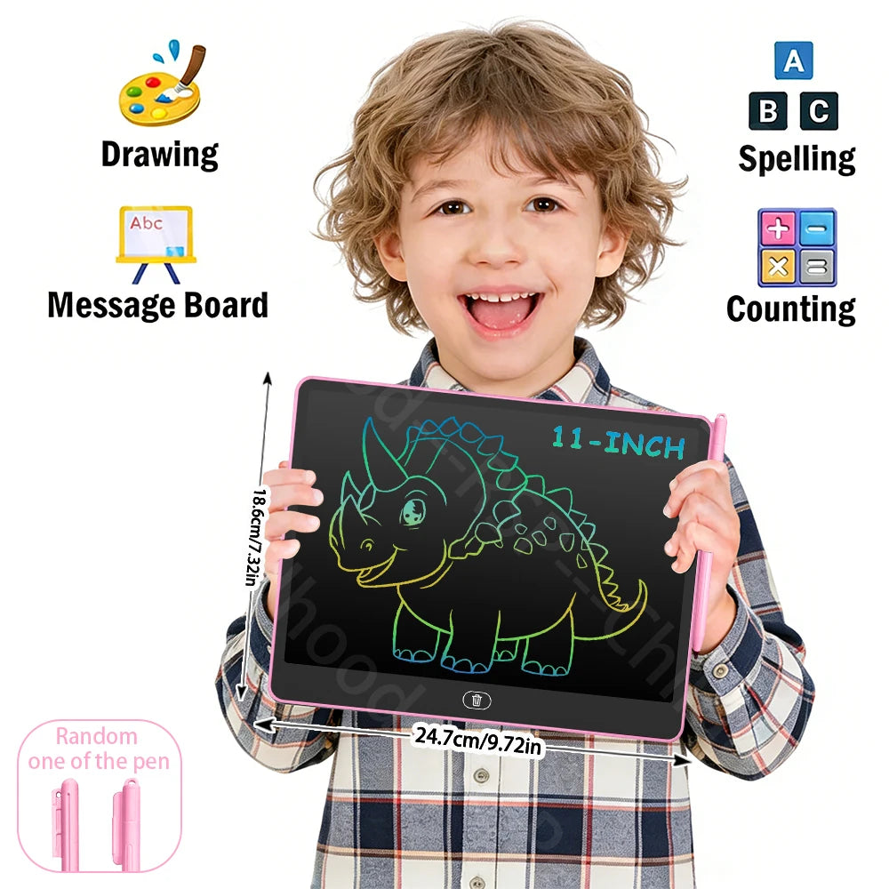 LCD Zeichen-Tablet für Kinder - Buntes Maltablet zum Zeichnen
