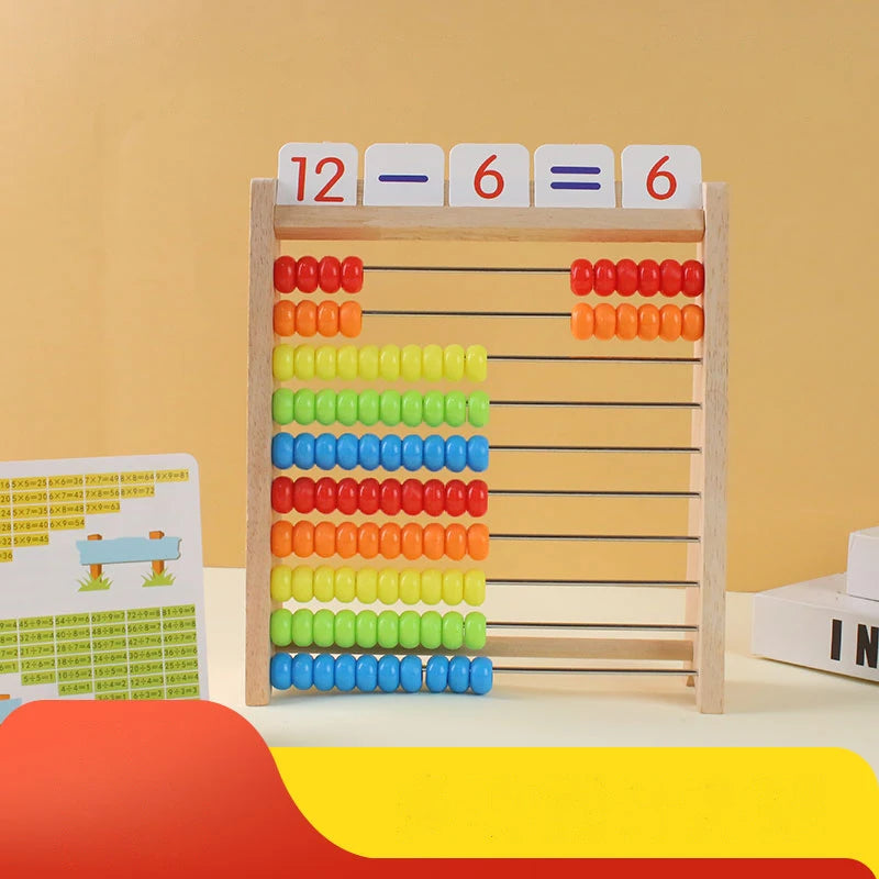 Montessori Abakus Rechnenrahmen - Mathe lernen für kinder