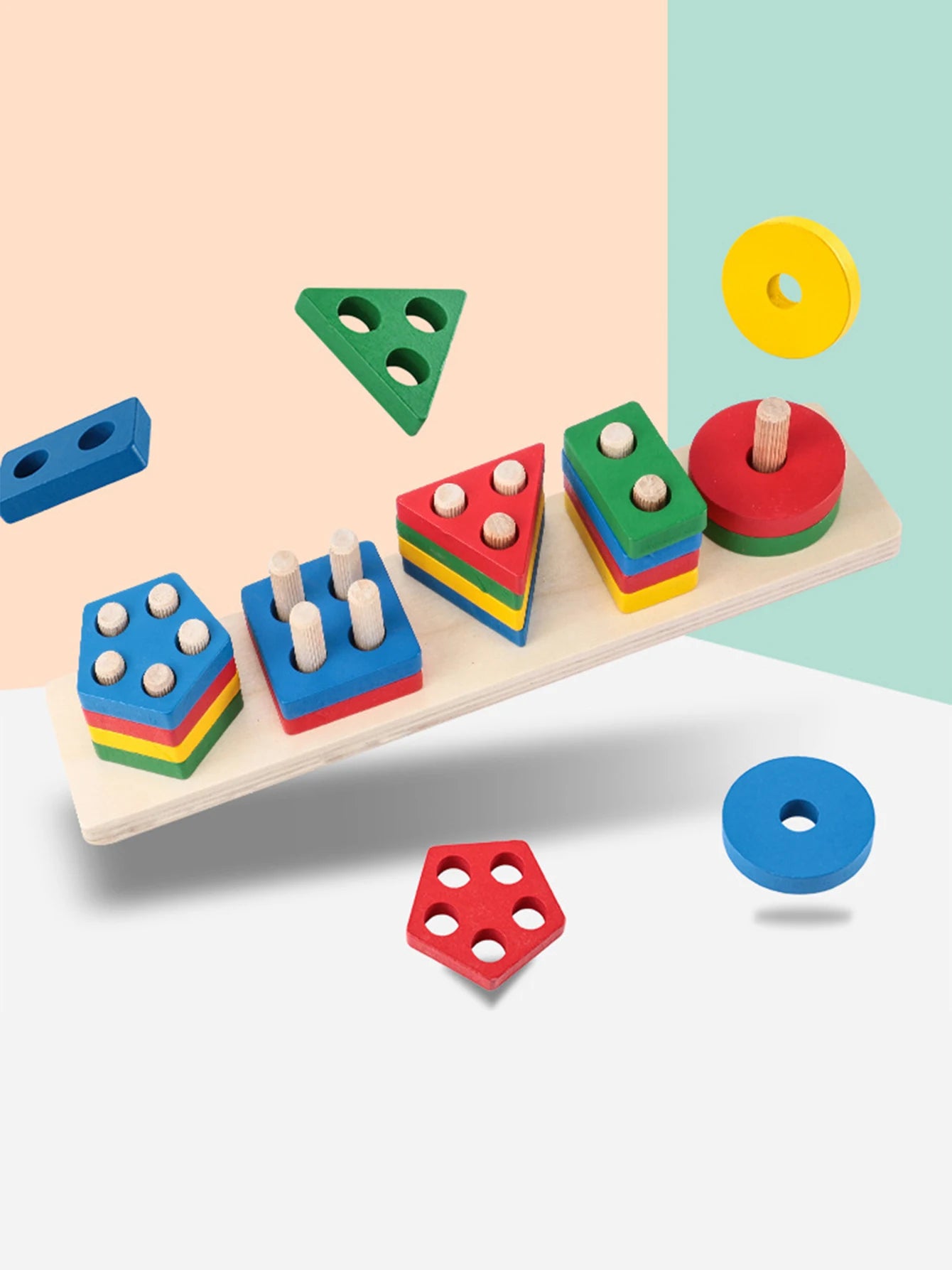 Montessori Farben-Sortierspiel - Feinmotorik für Kinder