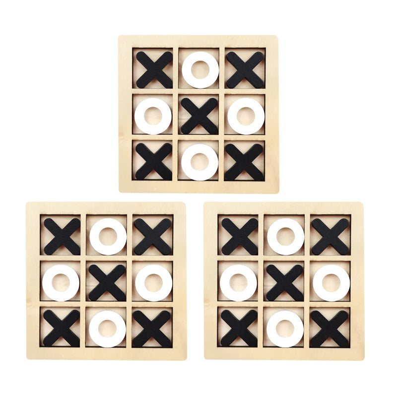 Montessori Tic-Tac-Toe Holzspiel - Denkspiel für Kinder