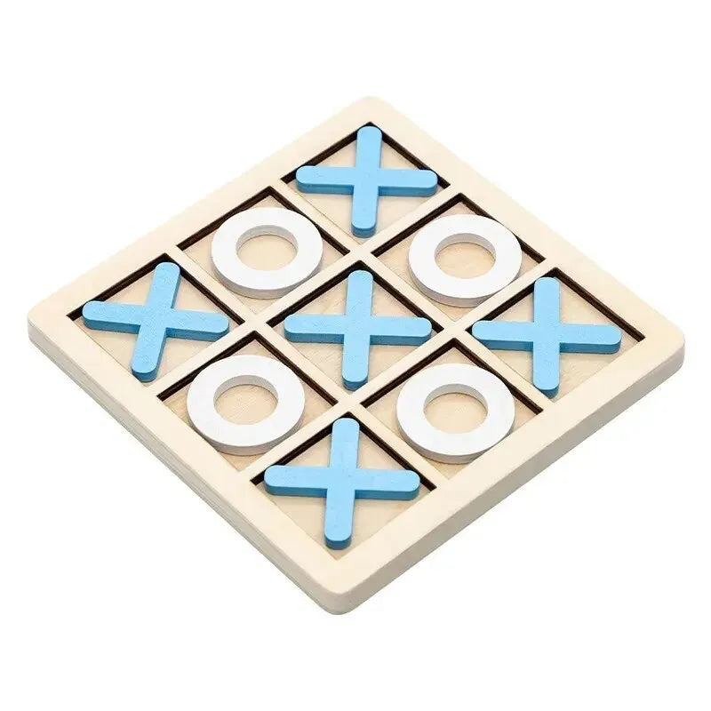 Montessori Tic-Tac-Toe Holzspiel - Denkspiel für Kinder
