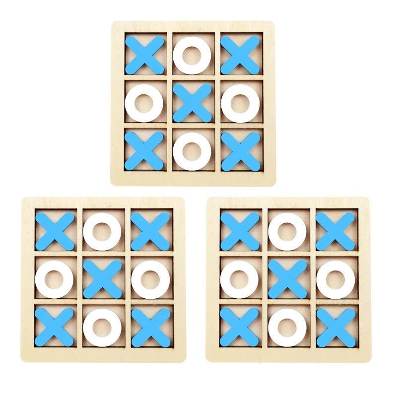 Montessori Tic-Tac-Toe Holzspiel - Denkspiel für Kinder