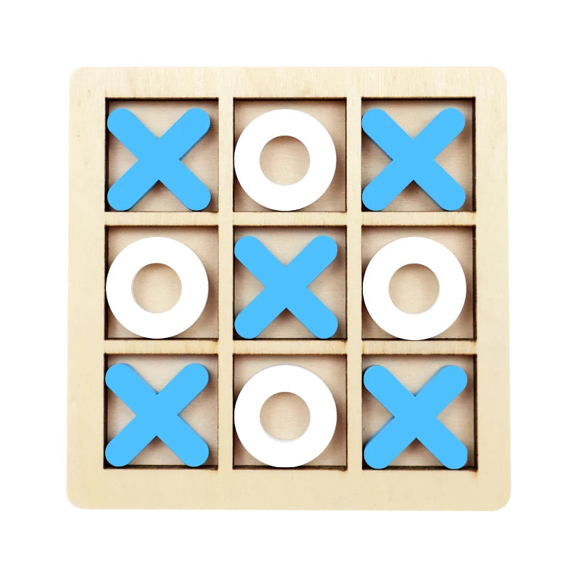 Montessori Tic-Tac-Toe Holzspiel - Denkspiel für Kinder