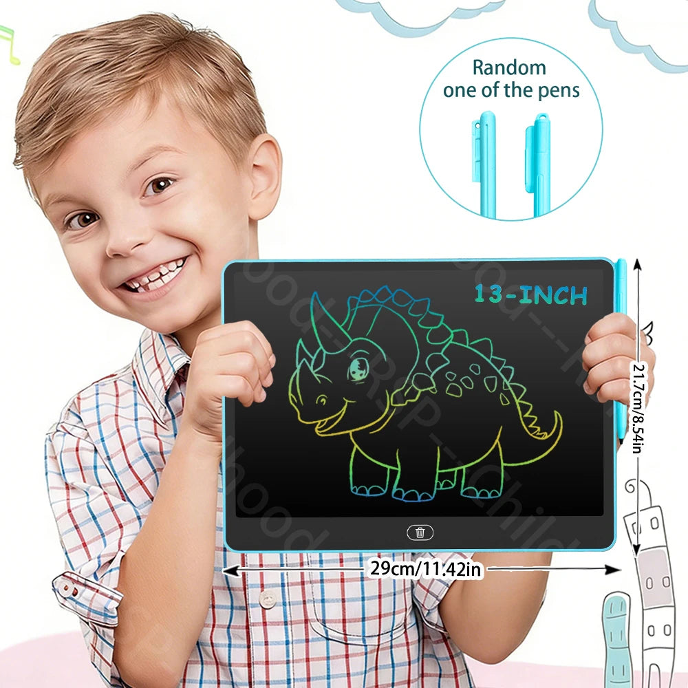 LCD Zeichen-Tablet für Kinder - Buntes Maltablet zum Zeichnen