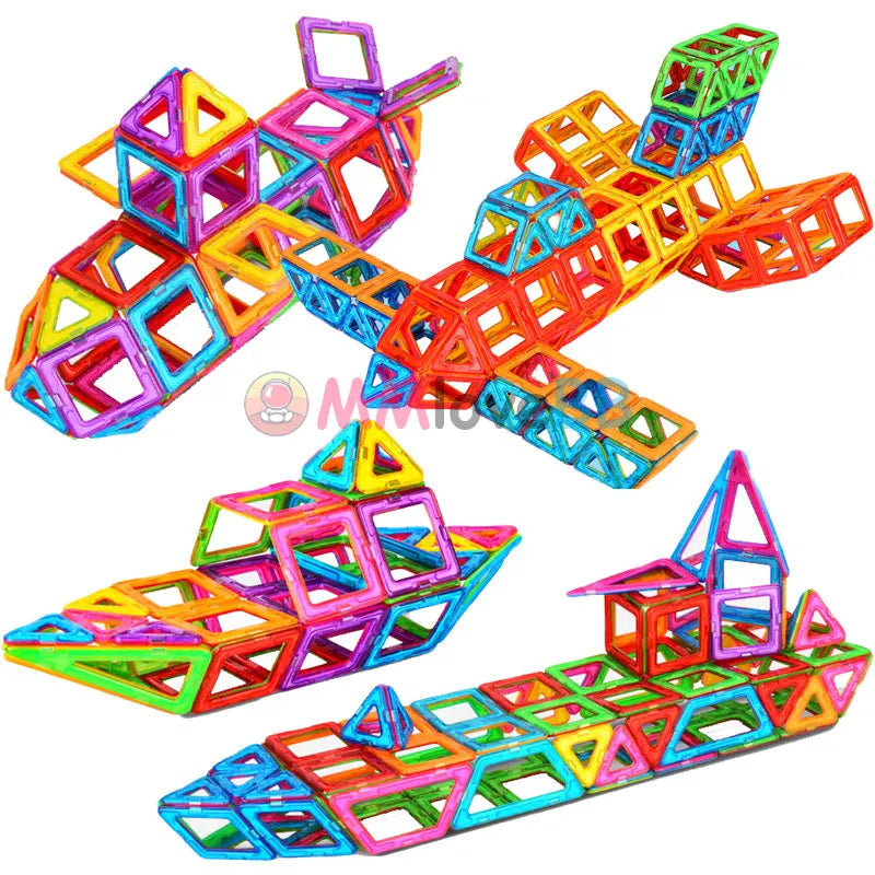 Magnetische Bausteine für Kinder - Großes Designer-Set