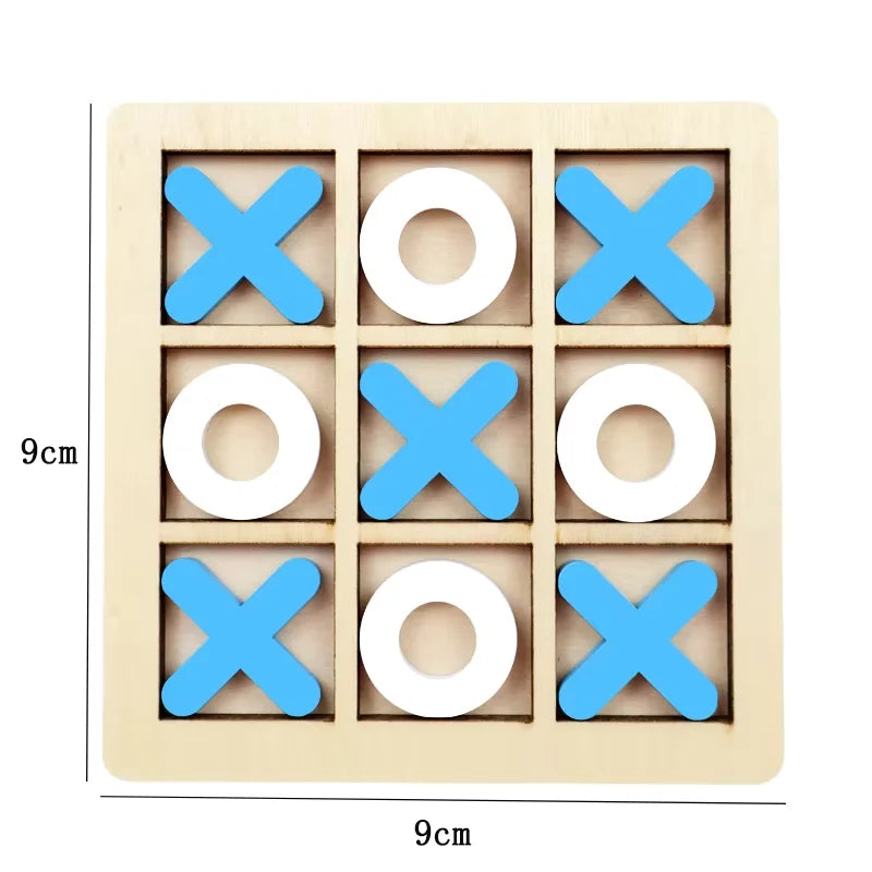 Montessori Tic-Tac-Toe Holzspiel - Denkspiel für Kinder