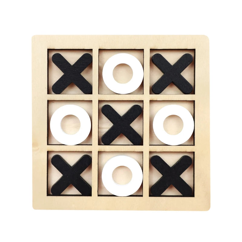 Montessori Tic-Tac-Toe Holzspiel - Denkspiel für Kinder