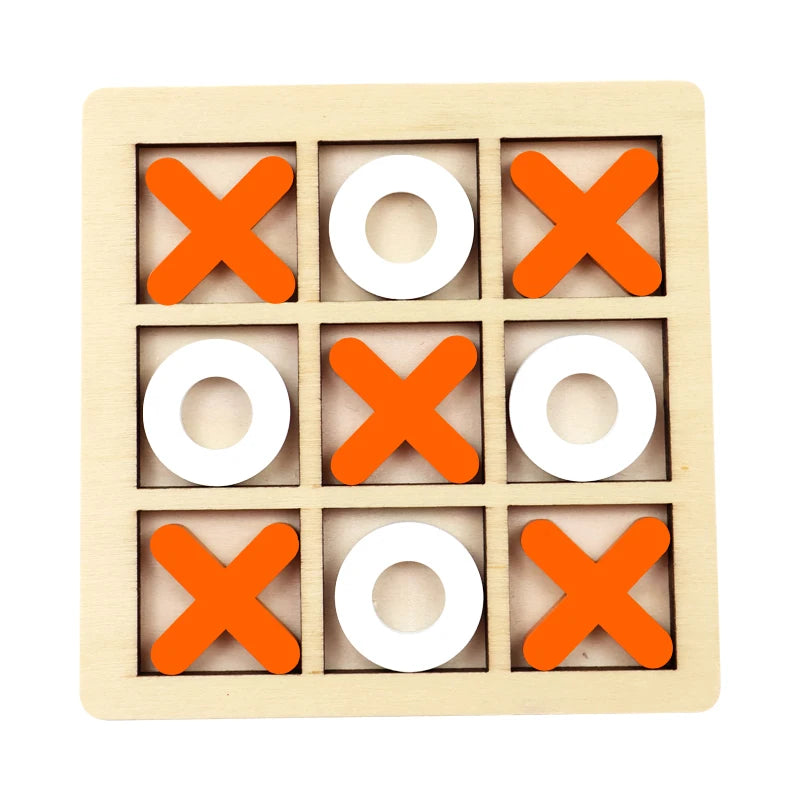 Montessori Tic-Tac-Toe Holzspiel - Denkspiel für Kinder