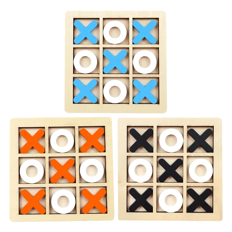 Montessori Tic-Tac-Toe Holzspiel - Denkspiel für Kinder