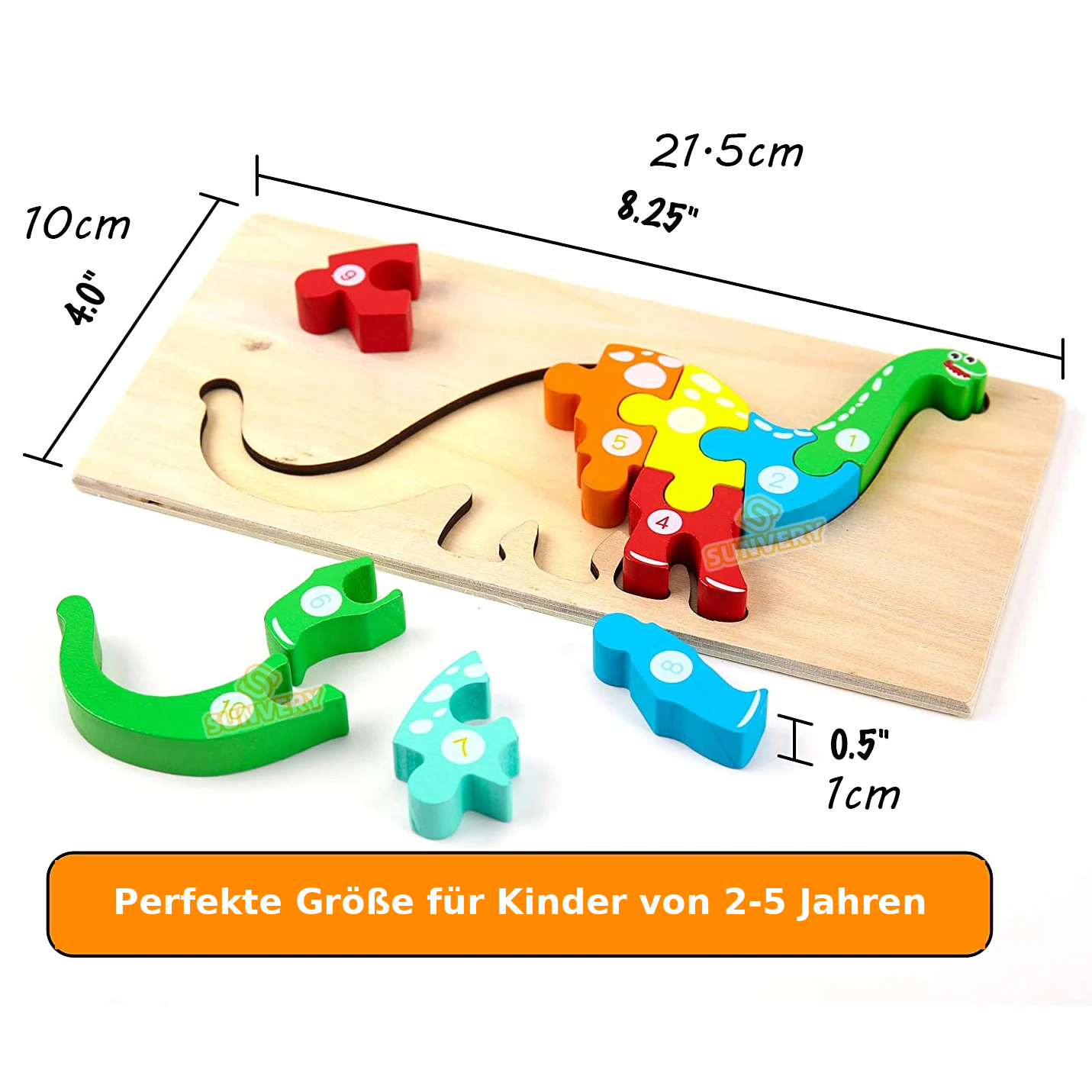 Montessori 3D-Motivpuzzle aus Holz – Tiere & Fahrzeuge spielerisch entdecken