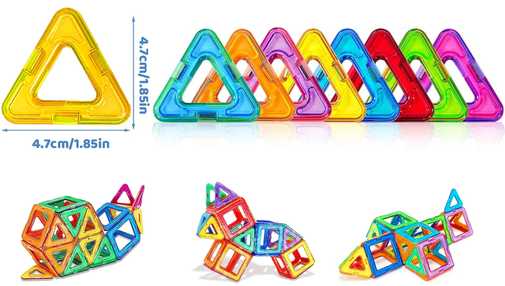 Magnetische Bausteine – Großes Designer-Set