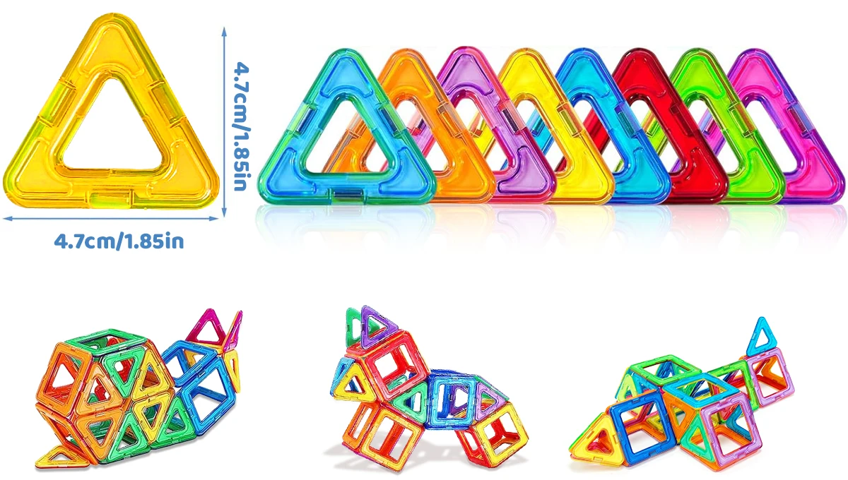 Magnetische Bausteine – Großes Designer-Set